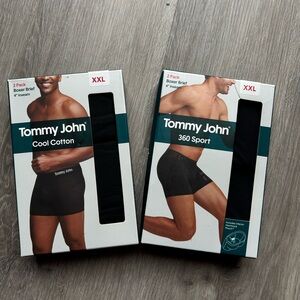 Tommy John Men's Black Boxer Briefs 2-Pack